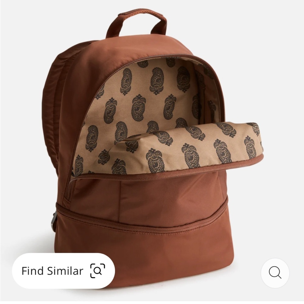 NWT: Vera Bradley Nylon Chancery Backpack in Cinnamon - Picture 2 of 9
